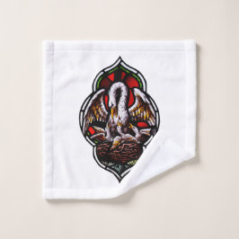 De pelikaan als Christelijk symbool Washandje