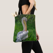 De pelikaan sluit omhoog canvas tas (Dichtbij)