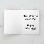 De Pelikaan van de verjaardag Kaart (Binnen)