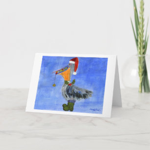 De Pelikaan van Kerstmis Feestdagen Kaart
