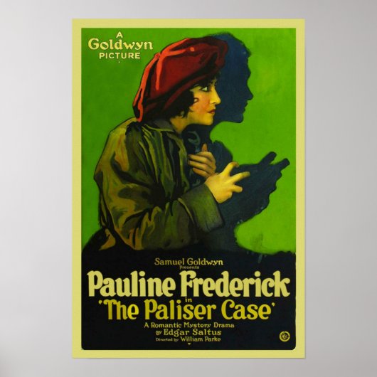 De Peliser Hoesje Silent Hollywood film Poster (Voorkant)