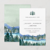 De Pemi | Waterverf RSVP met keuze uit maaltijden (Voorkant / Achterkant)