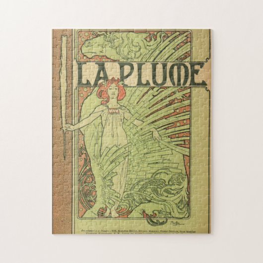 De Pen By Alphonse Mucha Legpuzzel (Verticaal)