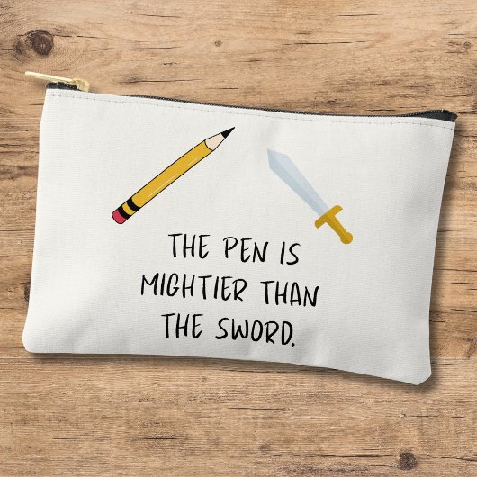 De pen is machtiger dan het zwaard etui