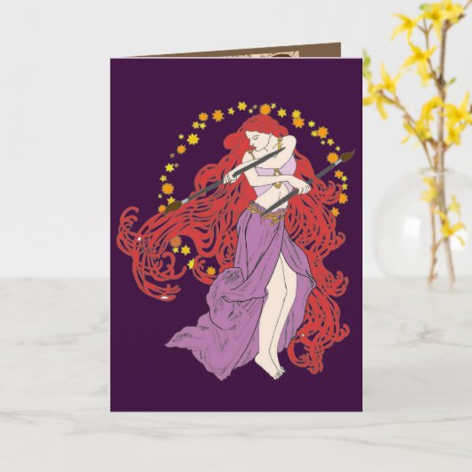 De pen is Machtiger Kaart (Gele Bloem)