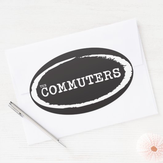 De pendelaars Sticker (Envelop)