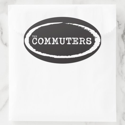 De pendelaars Sticker (Tas)