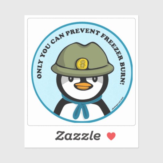 De peng bevriest de Sticker van vinyl volgens de m (Vel)