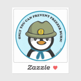 De peng bevriest de Sticker van vinyl volgens de m