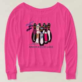 De Penguin Bowling League is gepersonaliseerd Grote Maat T-shirt