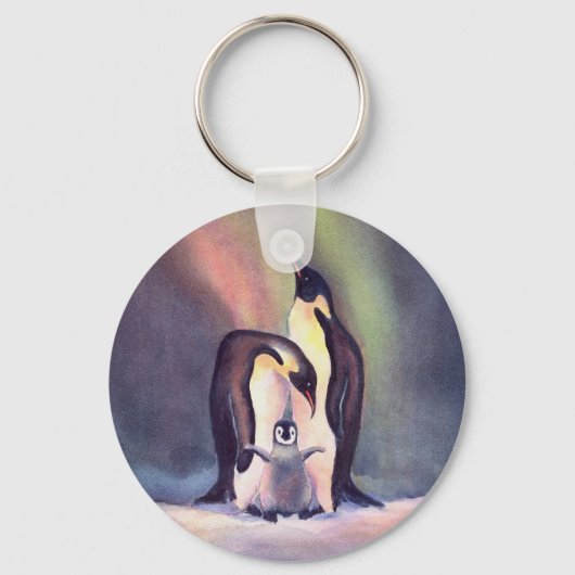 DE PENGUINEGEZIN DOOR SHARON SHARPE SLEUTELHANGER (Voorkant)