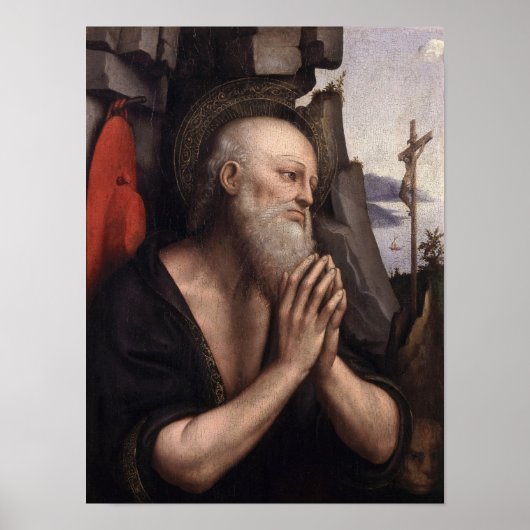 De Penitent St. Jerome Poster (Voorkant)