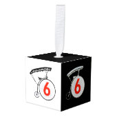 De penningkaart ornament (Voorkant hoekig)