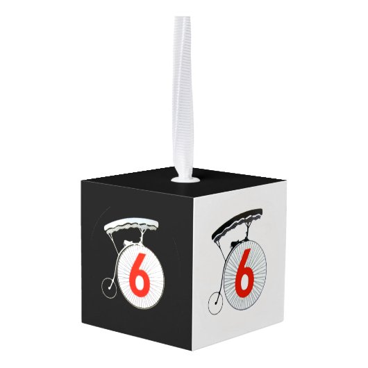 De penningkaart ornament (Achter hoekig)