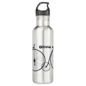 De penny-farthing Bicycle Waterfles (Voorkant)