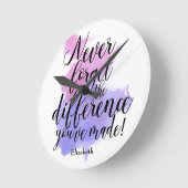 De pensioen vergeet nooit het verschil dat je maak ronde klok (Hoek)