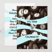 De Pensionering van de gastheer het is tijd aan de Kaart (Voorkant / Achterkant)