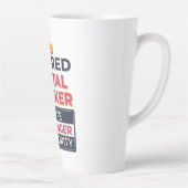 De pensionering van de postwerknemer is mijn prior latte mok (Rechts)