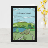 De pensionering wacht op, de Scène van de Cabine Kaart (Gele Bloem)