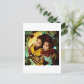 De Pensive Gaze van Two Geisha  Japan Briefkaart (Staand voorkant)