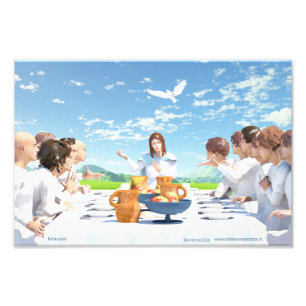 De Pentecost (Mary met de apostelen) Foto Afdruk