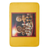 De peperkoek-man speelt schaak met zijn zus badmat (Voorkant Verticaal)