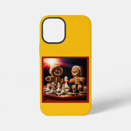 De peperkoek-man speelt schaak met zijn zus iPhone 12 mini hoesje