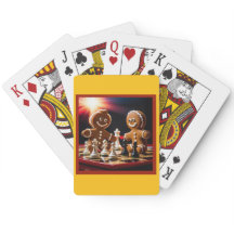 De peperkoek-man speelt schaak met zijn zus