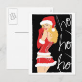 De pepermunt gluurt briefkaart (Voorkant / Achterkant)