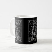 De pepermunt latte tarot Kaart Koffiemok (Voorkant links)