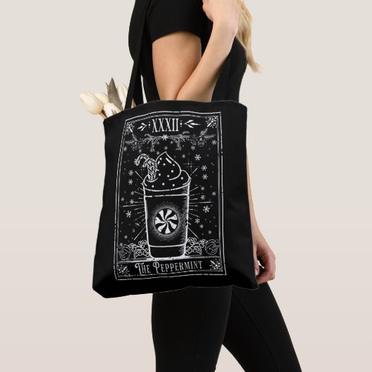 De pepermunt latte tarot Kaart Tote Bag (Dichtbij)
