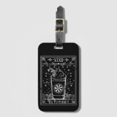 De Pepermunt Latte Tarotkaart Bagagelabel (Voorkant (verticaal))