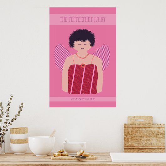 De Peppermint Fairy Poster (Keuken)