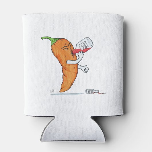 De Pepperz, favoriete hete saus, Koelbox Blikjeskoeler (Achterkant)