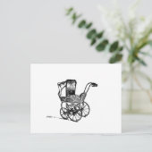 De perambulator briefkaart (Staand voorkant)