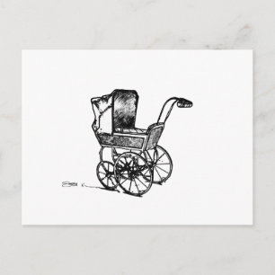 De perambulator briefkaart