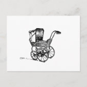 De perambulator briefkaart (Voorkant)