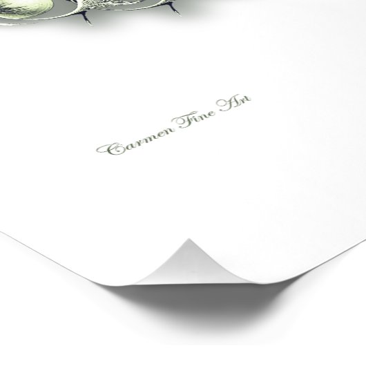 "De perceptieve compilatie" glanzend Poster (Hoek)