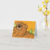 De peren en dragen/nemen nota van Kaart (Gele Bloem)