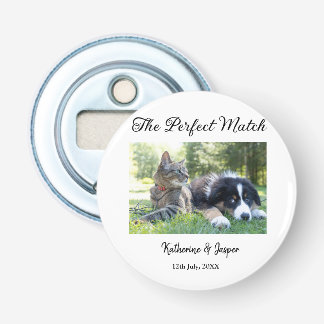 de perfect match huisdieren foto huwelijksdatum ee button flesopener