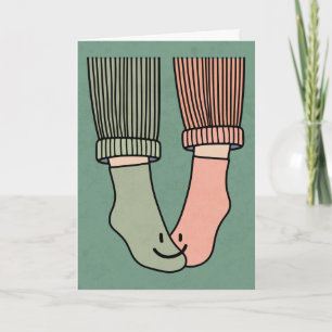 De Perfect Match Koppel Gelukkig Huwelijksverjaard Kaart