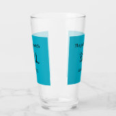 De perfect match koppel naam letter datum blauwe s glas (Links)
