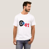 De perfect ontworpen "8647"-versnellingsbak valt n t-shirt (Voorkant volledig)