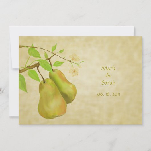 De  Perfect Pear II Uitnodiging (Voorkant)