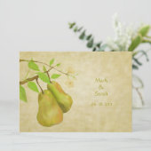 De  Perfect Pear II Uitnodiging (Staand voorkant)