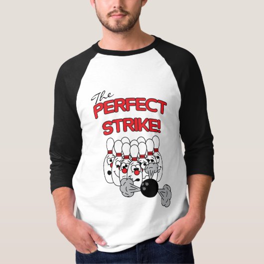 De perfecte aantekening | Bowling-Humor T-shirt (Voorkant)