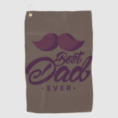 De perfecte accessoire voor pa's Golf Bag: Beste v Golfhanddoek (Voorkant)