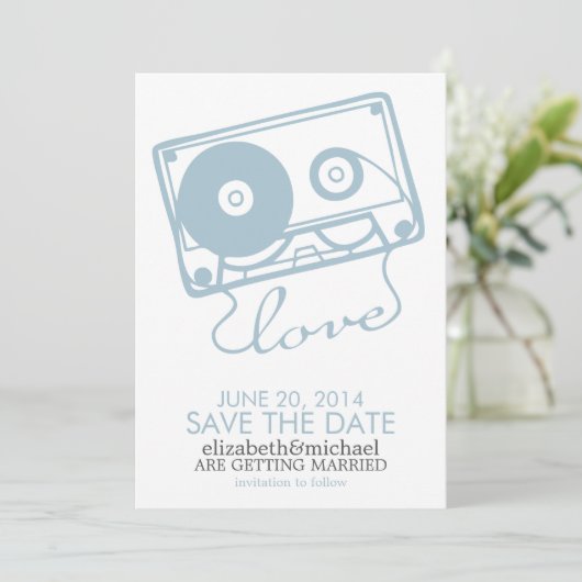 De Perfecte Band van de Mengeling sparen de Datum  Save The Date (Staand voorkant)