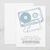 De Perfecte Band van de Mengeling sparen de Datum  Save The Date (Voorkant / Achterkant)