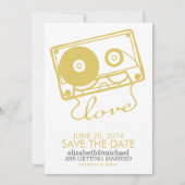 De Perfecte Band van de Mengeling sparen de Datum Save The Date (Voorkant)